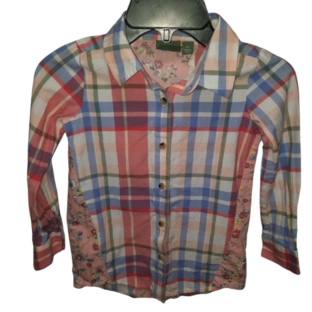 Bass Pro Shop Girls Long Sleeve Shirt Size 4T